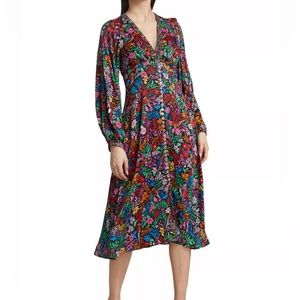 Farm Rio worn once, in great condition, tropical garden dress